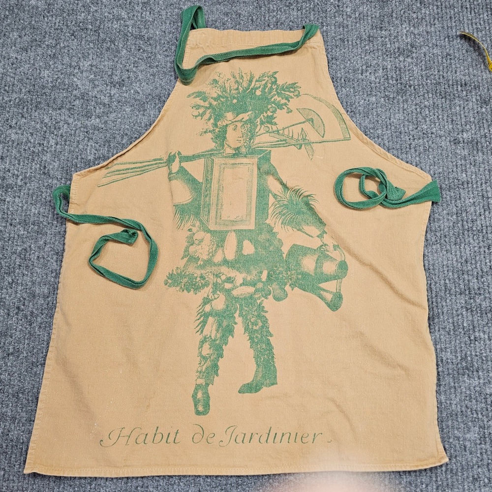 "The Gardener's Garment" Apron‎ OS Habit De Jardinier Gardening Bib Cotton